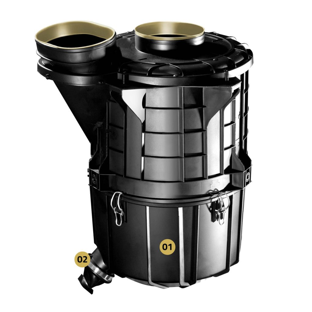 000973 FILTRO DE AIRE SIN ELEMENTO - Imagen 1